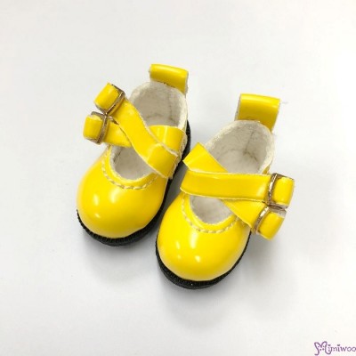 LYS002YEW 1/6 Bjd Cross Strap 3.3cm Doll Shoes Yellow LYS002YEW 1/6 Bjd Cross Strap 3.3cm Doll Shoes Yellow